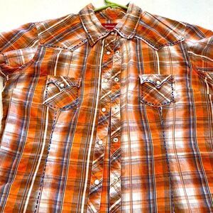 Panhandle women’s large vintage shirt pearl buttons super cool pit to pit 19.